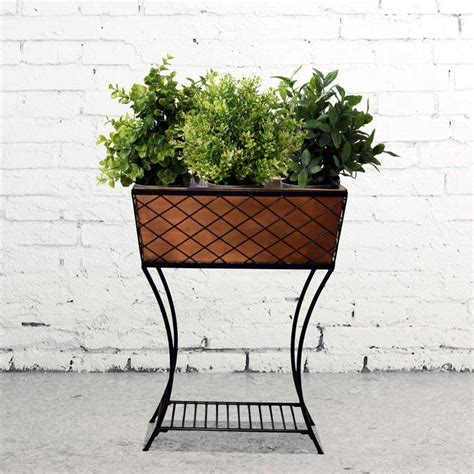 lowes metal planter box|lowe's outdoor planter boxes.